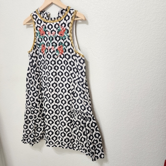 NWT THML Boho Embroidered Coastal Cowgirl Dress Size M - Picture 4 of 11